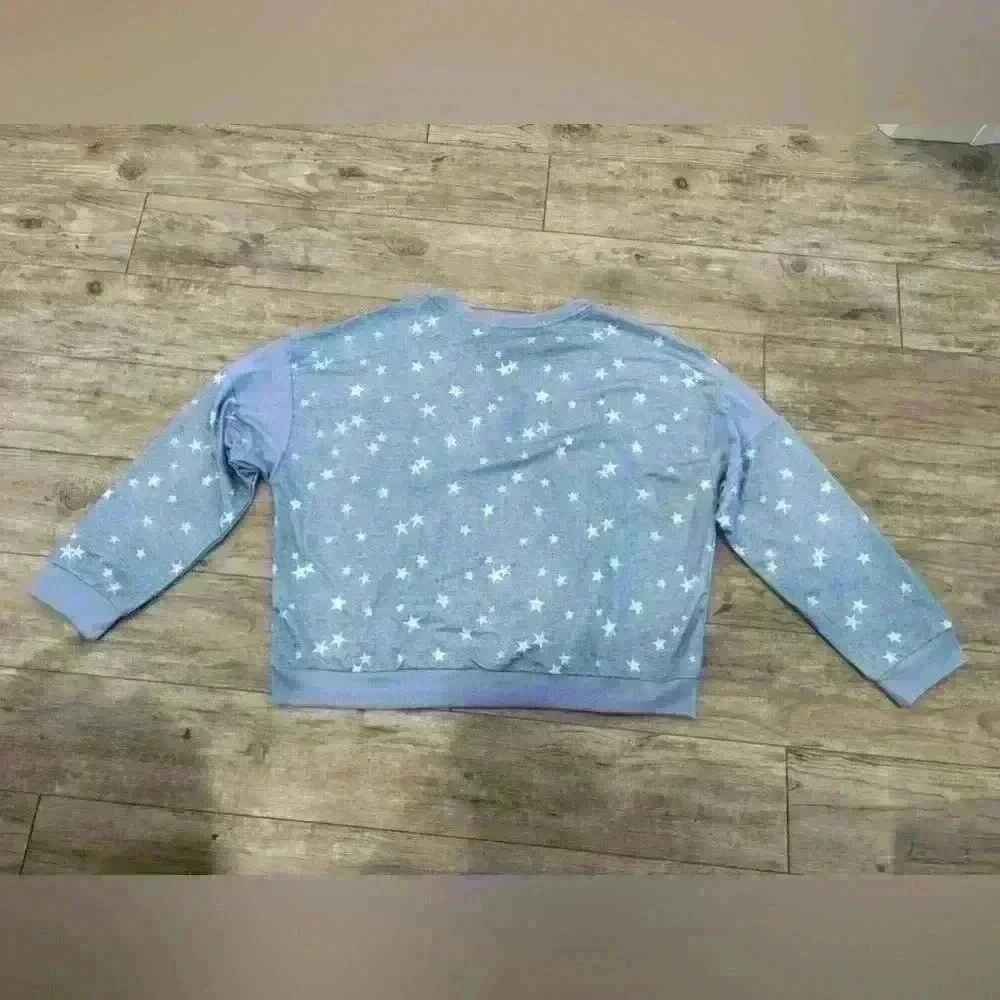 NEW Splendid light blue & white star sleep shirt size xxl